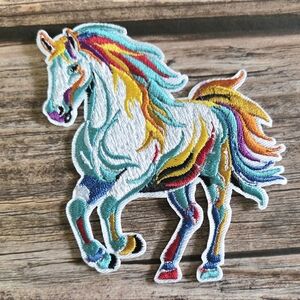 Fantasy Rainbow Unicorn Fairycore Magic Princess Legend Iron on Patch.